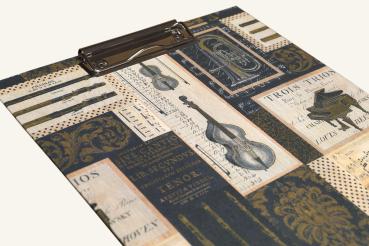 Colorful clipboard "Music"
